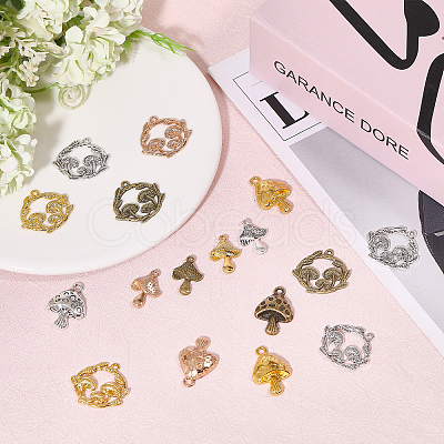 72pcs 12 Styles Alloy Pendants DIY-CA0006-55-1