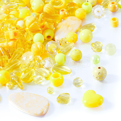 100G Transparent/Opaque Acrylic Beads MACR-TA0001-50E-1