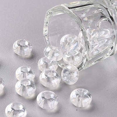 Transparent Colours Luster Glass Round Beads SEED-S045-002A-D01-1