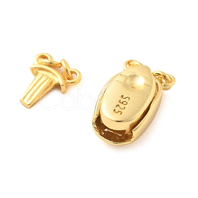 925 Sterling Silver Box Clasps STER-S013-04G-1