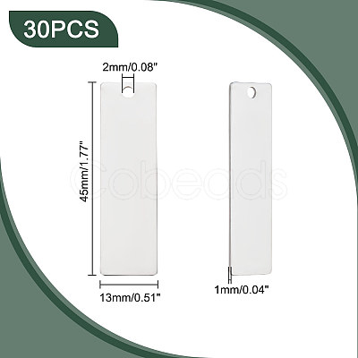 30Pcs 201 Stainless Steel Pendants STAS-UN0054-25-1