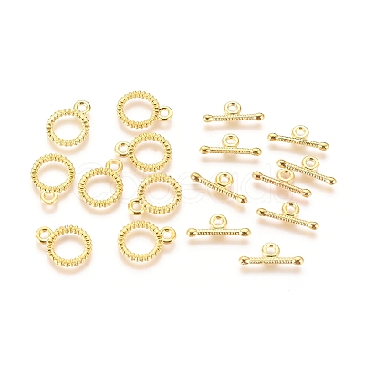Alloy Toggle Clasps TIBE-G015-07G-1