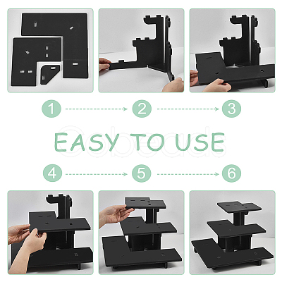 PVC 3-Tier Gift Desktop Organizer Shelf AJEW-WH0609-952A-02-1