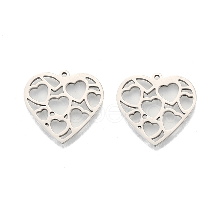 Non-Tarnish 201 Stainless Steel Pendants STAS-N098-100P-1