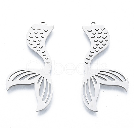 Non-Tarnish 201 Stainless Steel Pendants STAS-N090-LA944-1-1