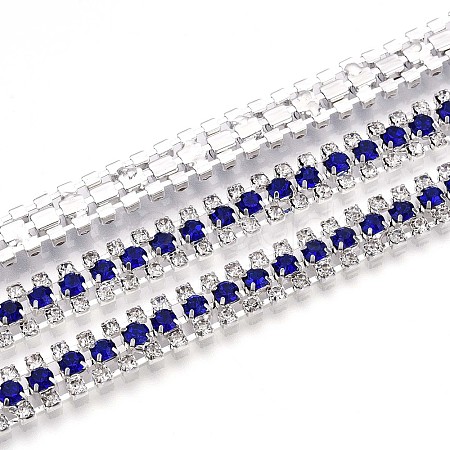 Iron Rhinestone Cup Chains CH-T006-04S-04-1