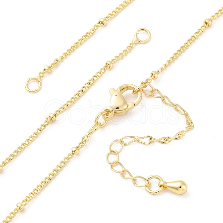 Brass Satellite Chain Necklace Making NJEW-D302-81G-1