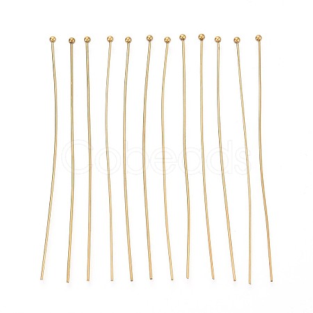 304 Stainless Steel Head Pins STAS-T065-70mm-20G-1