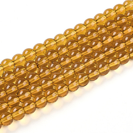 Transparent Glass Beads Strands GLAA-T032-T4mm-23-1