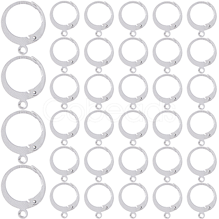 304 Stainless Steel Leverback Earring Findings STAS-SP0001-02A-1