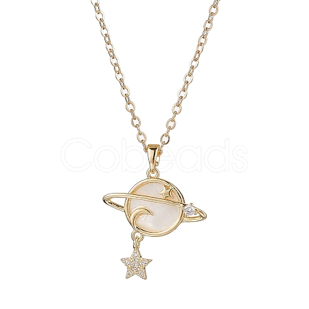 Brass Pendants Necklaces X1-NJEW-TA00163-1