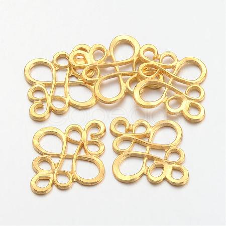 Tibetan Style Links connectors TIBE-4876-G-RS-1