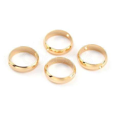 Brass Beads Frames KK-O133-014D-G-1