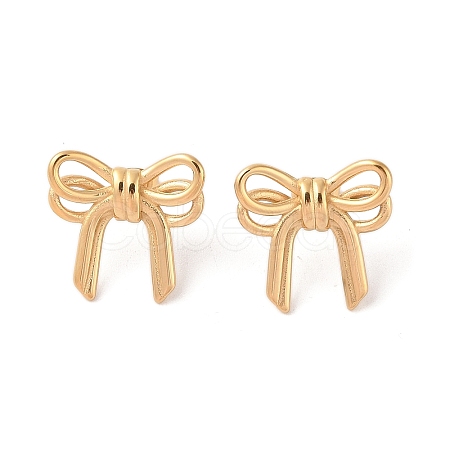 304 Stainless Steel Stud Earrings EJEW-S227-30G-03-1