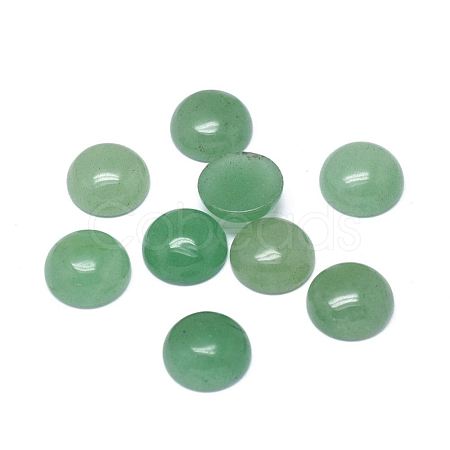 Natural Green Aventurine Cabochons G-G788-C-04-1