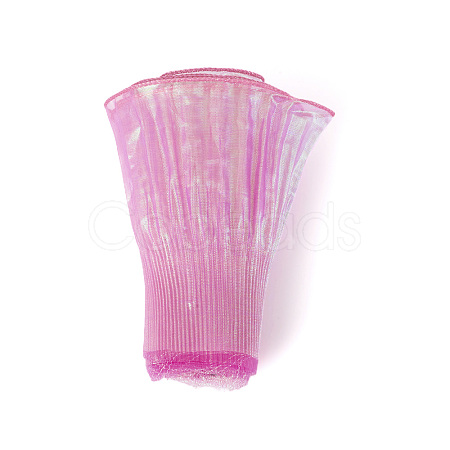 5 Yards Polyester Ruffled Ribbon OCOR-TA0001-60C-1