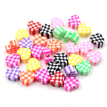 Handmade Polymer Clay Beads CLAY-M004-01-1