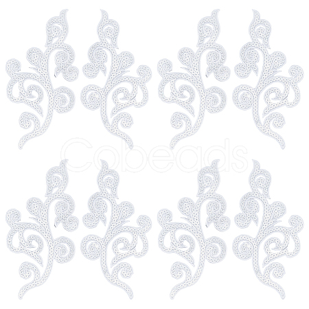 5Pairs Embroidery Thread Clothing Patches PATC-GF0001-97A-1