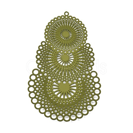 Bohemian 430 Stainless Steel Big Pendants STAS-G396-01D-07-1