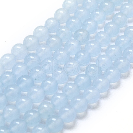 Natural Malaysia Jade Beads Strands G-L645-C01-4mm-01-1