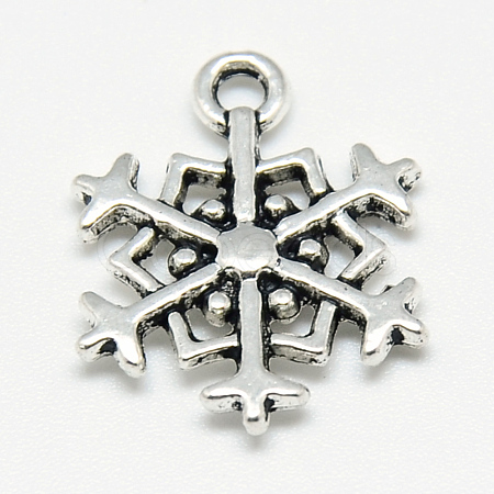 Tibetan Style Alloy Pendants X-TIBE-S301-031AS-RS-1
