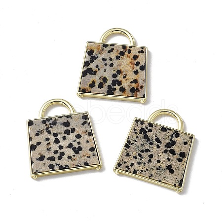 Natural Dalmatian Jasper Pendants G-G977-04G-04-1
