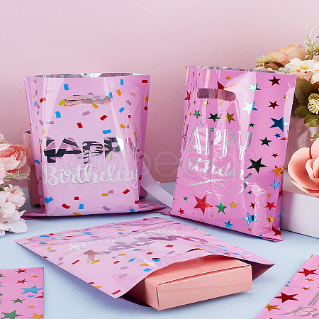 20Pcs 2 Styles Aluminum Film Plastic Bags ABAG-LP0001-53-1