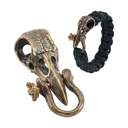 Brass EDC Beads FIND-WH0127-81AB-1
