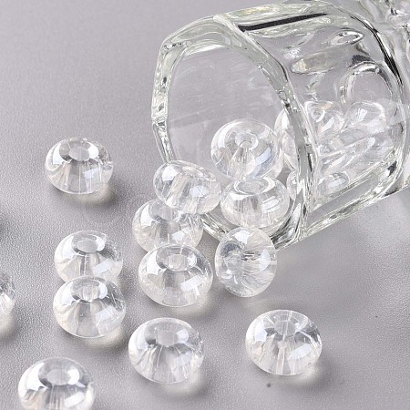 Transparent Colours Luster Glass Round Beads SEED-S045-002A-D01-1