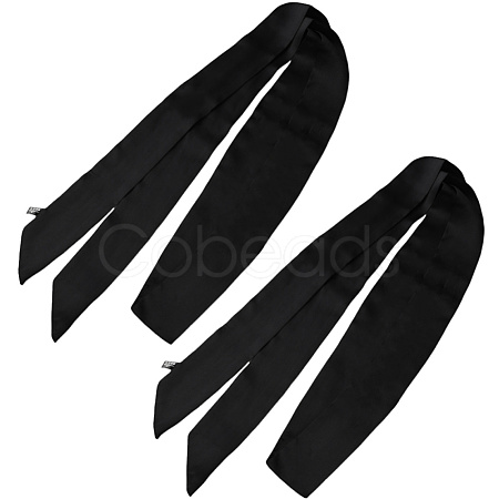 Long Polyester Silk Scarf for Women Girls AJEW-WH20042-77C-1