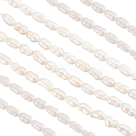 2 Strands Grade A Natural Cultured Freshwater Pearl Strands PEAR-LT0001-13-1