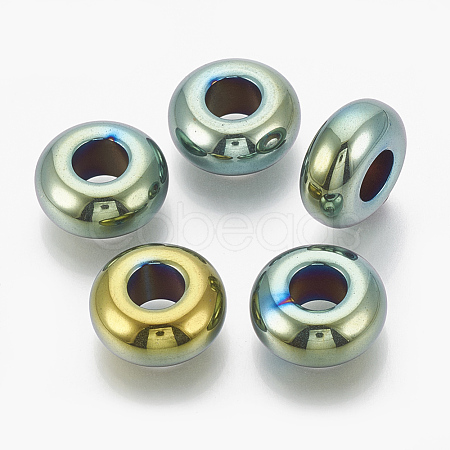 Electroplated Non-magnetic Synthetic Hematite Beads G-T094-10D-1