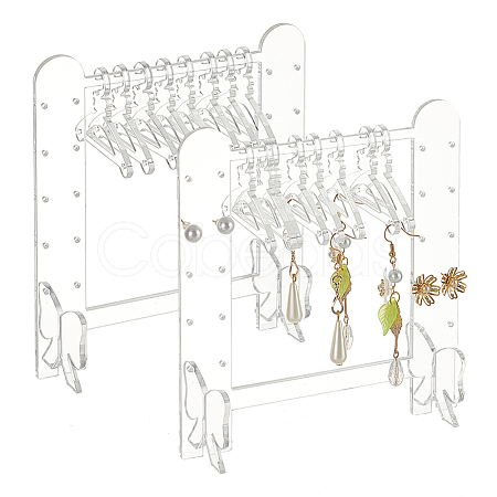 2 Sets Butterfly Acrylic Earring Display Stands EDIS-HY0001-13A-1