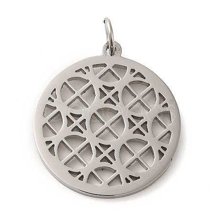 Non-Tarnish 304 Stainless Steel Pendants STAS-C086-05M-P-1