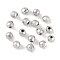 CCB Plastic Beads, Round, Faceted, 4x3.5mm, Hole: 1.4mm