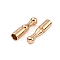 Alloy Cord Ends, Bolo Tie End Caps, Cone, Light Gold, 25x6mm, Hole: 5mm, Inner Diameter: 5mm