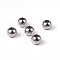 Tarnish Resistant Round 202 Stainless Steel Beads, Stainless Steel Color, 8x6.5mm, Hole: 3.5mm