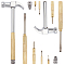 Brass & Iron Hammer Set, 6-in-1 Multi-Functional Screwdriver, Golden, 19.9x7.1x1.9cm