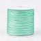 Nylon Thread, Nylon Jewelry Cord for Custom Woven Jewelry Making, Aquamarine, 0.8mm, about 49.21 yards(45m)/roll