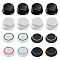 SUPERFINDINGS 16Pcs 8 Style Plastic & Silicone Joystick Cap, Thumb Grip Emhancer, for Gamepad, Game Controller, Mixed Color, 21.5x13.5mm & 20x7mm