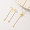 Elegant Vintage Metal Fringe Necklace Earrings Set for Women.