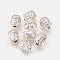 Tibetan Style Alloy Beads, Buddha, Cadmium Free & Lead Free, Antique Silver, 9x7x7mm, Hole: 2mm