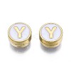 Alloy Enamel Beads ENAM-N052-006-01Y-RS-2