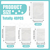 4 Sizes Transparent Plastic Resealable Packaging Bags OPP-TADJ0001-05A-3