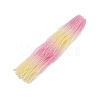 Gradient Color Baking Paint Glass Bead Strands DGLA-A039-T4mm-A01-1