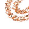 Electroplate Glass Beads Strand EGLA-S188-18-A03-3