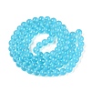 Transparent Glass Imitation Cat Eye Beads Strands GLAA-Q110-01C-06-2