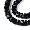 Opaque Solid Color Glass Beads Strands EGLA-N022-04A-B01-3