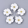Spray Painted Alloy Pendants PALLOY-N0147-03E-1
