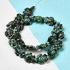Synthetic Turquoise Dyed Beads Strands G-P507-05D-2